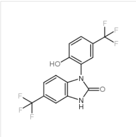 1-(2-羟基-5-(三氟甲基)苯基)-5-(三氟甲基)-1H-苯并[D]咪唑-2(3H)-酮 