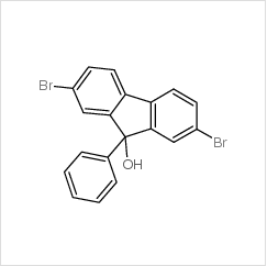 2,7-二溴-9-苯基-9H-9-羟基芴|132717-37-4 