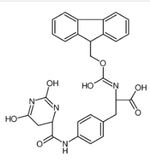 N-[芴甲氧羰基]-4-[[[(4S)-六氢-2,6-二氧代-4-嘧啶基]羰基]氨基]-L-苯丙氨酸|1253282-31-3 