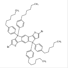 4,4,9,9-四(4-己基苯基)-2,7-二溴-引达省并二噻吩|1049034-71-0 