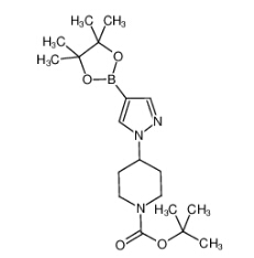 4-[4-(4,4,5,5-四甲基-1,3,2-二氧杂环戊硼烷-2-基)-1H-吡唑-1-基]哌啶-1-甲酸叔丁酯/877399-74-1 