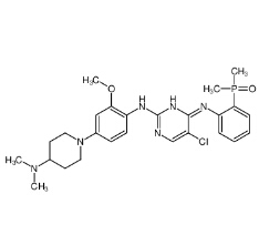 5-氯-N2-[4-[4-(二甲基氨基)-1-哌啶基]-2-甲氧基苯基]-N4-[2-(二甲基亚膦酰)苯基]-2,4-嘧啶二胺/1197958-12-5 