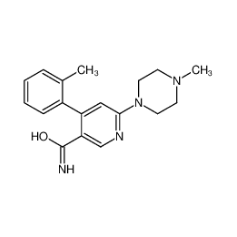 6-(4-甲基哌嗪-1-基)-4-(2-甲基苯基)烟酰胺|342417-01-0 