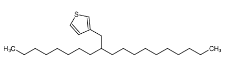 3-(2-辛基十二烷基)噻吩|1268060-76-9 