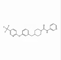N-3-吡啶-4-[[3-[[5-(三氟甲基)-2-吡啶]氧基]苯基]甲基]-1-哌啶羧酰胺|1196109-52-0 