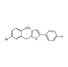 2-(2-甲基-5-溴苄基)-5-(4-氟苯)噻吩|1030825-20-7 