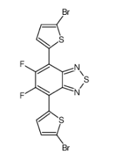 4,7-二(5-溴噻吩基-2-)-5,6-二氟-2,1,3-苯并噻二唑|1304773-89-4 