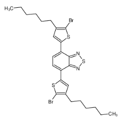 4,7-双(5-溴-4-己基噻吩-2-基)苯并[c][1,2,5]噻二唑|444579-39-9 