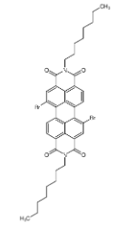 N,N'-二辛基-1,7-二溴-苝四羧酸二酰亚胺|209111-67-1 