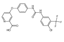 4-(4-(3-(4-chloro-3-(trifluoromethyl)phenyl)ureido) phenoxy)picolinic acid|1012058-78-4 