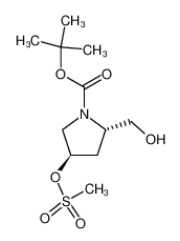 N-Boc-反式-4-对甲磺酰氧基-L-脯氨醇|148017-07-6 
