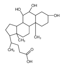 (3a,5b,6b,7b)-3,6,7-三羟基-胆烷-24-酸|2393-59-1 