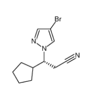 (R)-3-(4-溴-1H-吡唑-1-基)-3-环戊基丙腈|1146629-83-5 