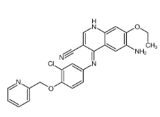 6-氨基-4-(3-氯-4-(吡啶-2-取代甲氧基)苯胺)-7-乙氧基喹啉-3-甲腈|848139-78-6 