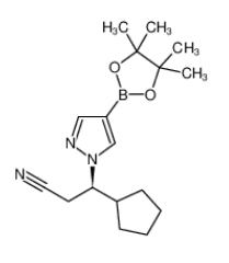(βR)-β-环戊基-4-(4,4,5,5-四甲基-1,3,2-二氧杂硼杂环戊烷-2-基)-1H-吡唑-1-丙腈|1146629-84-6 