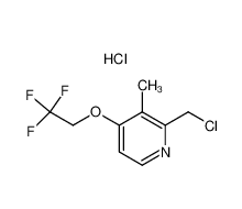 2-(氯甲基)-3-甲基-4-(2,2,2-三氟乙氧基)吡啶盐酸盐 盐酸盐|127337-60-4