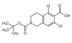 N-Boc-5,7-二氯-1,2,3,4-四氢异喹啉-6-羧酸|851784-82-2 