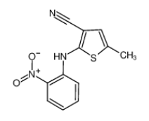 2-(2-硝基苯胺基)-3-氰基-5-甲基噻吩|138564-59-7 