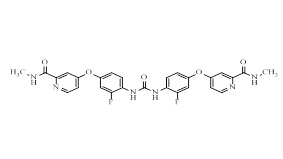 ACME16066（1-（2-氟-4-（（N-甲基-2-吡啶甲酰胺基）-4- 氧基））-3-（2-氟-4-（（N-甲基-2-吡啶甲酰胺基）-4- 氧基））脲）