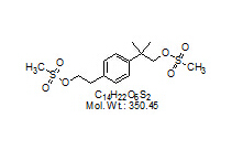 ACME16080（2-[ 4（2-甲基磺酸氧基-乙基）苯基] - 2-甲基-甲磺酸丙基酯）