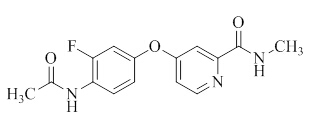 ACME16081（4-（4-乙酰氨基-3-氟苯氧基）-N-甲基-2-吡啶甲酰胺） 