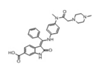 ACME16055（(3Z)-1H-吲哚6-羧酸-2,3-二氢-3-[[[4-[甲基[(4-甲基-1-哌嗪基)乙酰基]氨基]苯基]氨基]苯基亚甲基]-2-氧代）