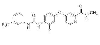 ACME16064（4-（3-氟-4-（3-（3-（三氟甲基）苯基）脲基）苯氧基）-N-甲基-2-吡啶甲酰胺）