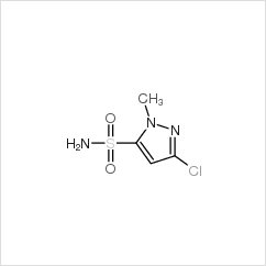 3-氯-5-氨基磺酰基-1-甲基吡唑-4-甲酸甲酯/100784-27-8 