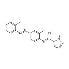 1-甲基-N-[2-甲基-4-[(2-甲基苯基)偶氮]苯基]-1H-吡唑-5-甲酰胺|301326-22-7