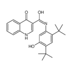 N-(2,4-二叔丁基-5-羟基苯基)-1,4-二氢-4-氧代-3-喹啉甲酰胺|873054-44-5 