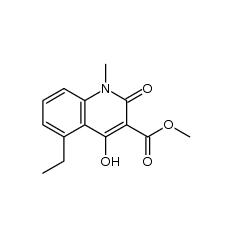 1,2-dihydro-4-hydroxy-5-ethyl-1-methyl-2-oxo-quinoline-3-carboxylic acid methyl |1354639-60-3 