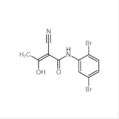 (2Z)-2-氰基-N-(2,5-二溴苯基)-3-羟基-2-丁烯酰胺| 244240-24-2 