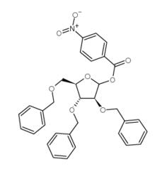 2,3,5-三-O-苄基-D-阿拉伯呋喃糖-1-(4-硝基苯甲酸酯)|52522-49-3