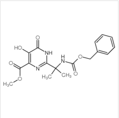 2-(2-(苄氧基羰基氨基)丙-2-基)-5-羟基-6-氧代-1,6-二氢嘧啶-4-甲酸甲酯|519032-08-7 