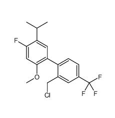 2’-(氯甲基)-4-氟-5-异丙基-2-甲氧基-4’-(三氟甲基)-1,1’-二苯|875551-28-3 
