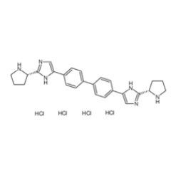 5,5'-[1,1'-联苯]-4,4'-二基双[2-(2S)-2-吡咯烷基-1H-咪唑]四盐酸盐|1009119-83-8