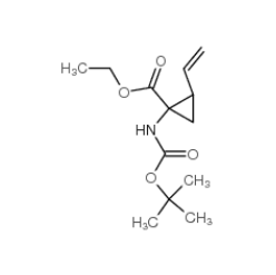 1-叔丁氧羰基氨基-2-乙烯基环丙烷甲酸乙酯|681807-59-0