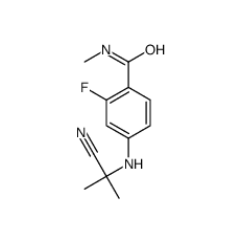 4-[(1-氰基-1-甲基乙基)氨基]-2-氟-N-甲基-苯甲酰胺|915087-32-0