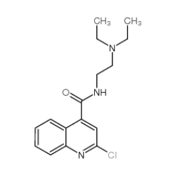 N-(2-(二乙基)胺乙基)-2-氯基-4-喹啉甲酰胺|87864-14-0