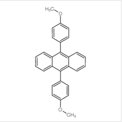 9,10-二(4-甲氧苯基)蒽 |24672-76-2 