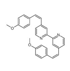 4,4’-二[2-(4-甲氧基苯基)乙烯基]-2,2’-联吡啶|166827-53-8 