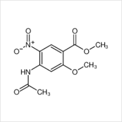 4-乙酰胺基-2-甲氧基-5-硝基苯甲酸甲酯	|4093-41-8 