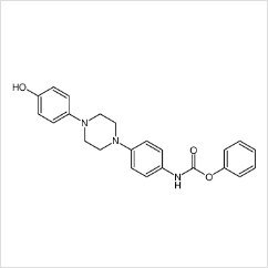 [4-[4-(4-羟基苯基)-1-哌嗪基]苯基]氨基甲酸苯酯|184177-81-9 