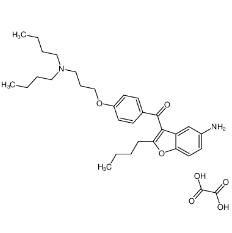 (5-氨基-2-丁基-3-苯并呋喃基)[4-[3-(二丁基氨基)丙氧基]苯基]甲酮二草酸盐|500791-70-8