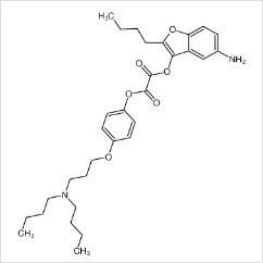 2-丁基-3-[4-（3-（二丁氨基）丙基）苯甲酰基)-5-氨基苯并呋喃草酸盐|851014-95-4 