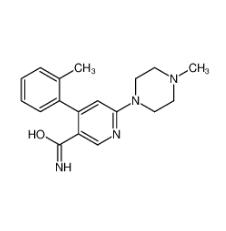 6-(4-甲基哌嗪-1-基)-4-(2-甲基苯基)烟酰胺|342417-01-0 