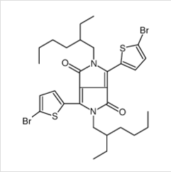 3,6-双(5-溴-2-噻吩基)-2,5-双(2-乙基己基)-2,5-二氢吡咯并[3,4-c]吡咯-1,4-二酮|1000623-95-9 