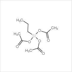 丙基三乙酰氧基硅烷|17865-07-5 