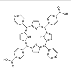 Benzoic acid, 4,​4'-​(10,​20-​di-​4-​pyridinyl-​21H,​23H-​porphine-​5,​15-​diyl)​bis- |1628065-30-4 