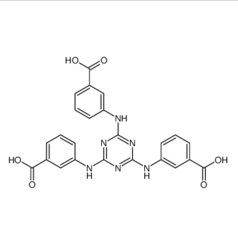 3,3',3''-((1,3,5-triazine-2,4,6-triyl)tris(azanediyl))tribenzoic acid |1383425-68-0